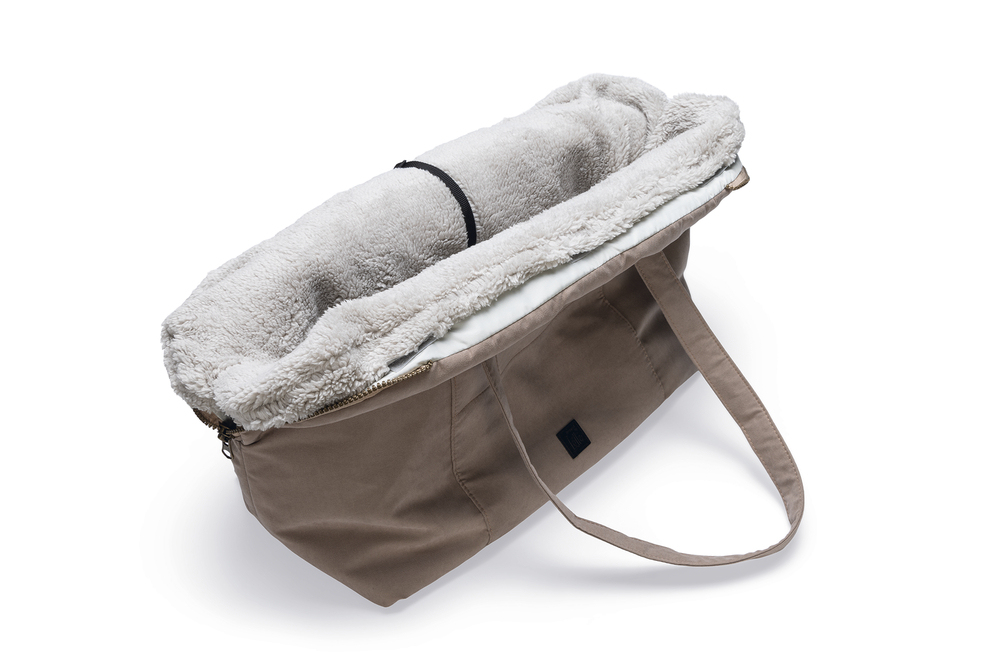 Beeztees DBL Köpek Taşıma Çantası, Yıkanabilir, 6,5Kg'ye kadar, Bej, 48x23x33cm - 4