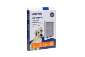 Beeztees DogMate Köpek Kapısı, Çift Yönlü, 2 fonksiyonlu, Beyaz, 44x36,5cm - 3