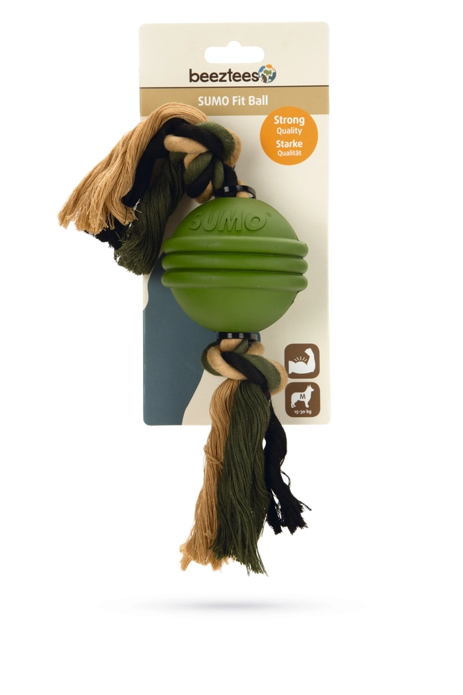 Beeztees İpli Yeşil Top 31,8x7,9x7,9 - 1