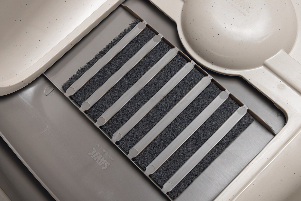 Beeztees Kapalı Kedi Tuvaleti, Koku Filtreli, Bej Gri, 56x39x39cm - 5