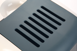 Beeztees Kapalı Kedi Tuvaleti, Koku Filtreli, Mavi Beyaz, 56x39x39cm - 3