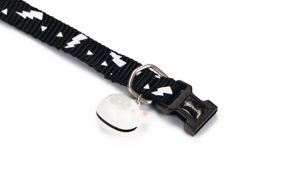 Beeztees Kedi Boyun Tasması, Zilli, Siyah, 20-30cm - 3