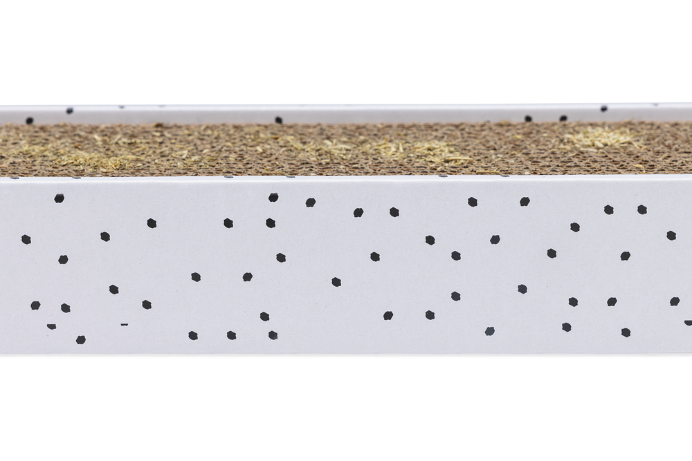 Beeztees Kedi Karton Tırmalama Kutusu ve Kediotu, 47x12,5x4,5cm - 4