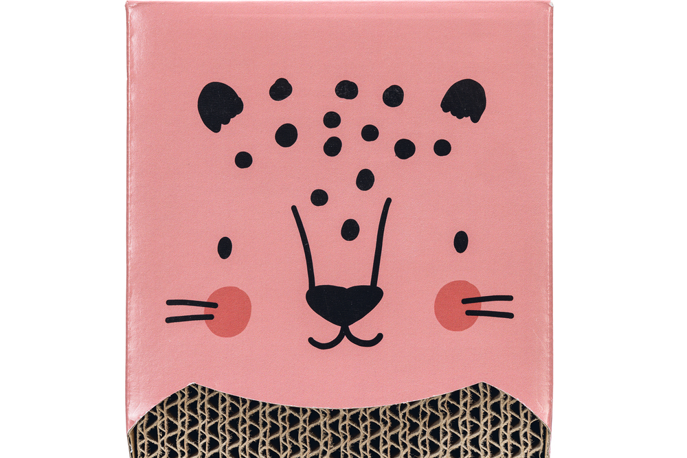 Beeztees Kedi Karton Tırmalama, Pembe, 45cm - 5