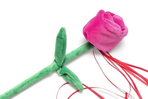 Beeztees Kedi Oltası, Çiçek Çeklinde, Peluş ve Kurdelalar, Çeşitli Renklerde, 45x6x3cm - 2