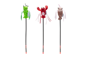 Beeztees Kedi Oltası, Oyuncaklı, Peluş, Kurdelalar, Çeşitli Renklerde, 40cm - 6