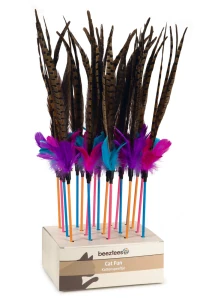 Beeztees Kedi Oltası, Ucu Tüylü-10cm, 30cm - 5