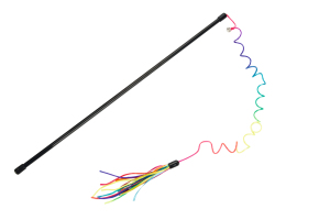 Beeztees Kedi Oltası, Zilli, Kurdelalar Uc, Uzun Dayanıklı ip-110cm, Çeşitli Renklerde, 50cm