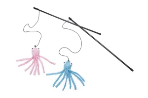 Beeztees Kedi Oltası, Zilli, Peluş Ahtapot,