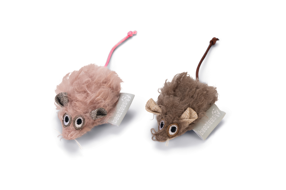 Beeztees Kedi Oyuncağı, Fare, Peluş, 14,5x5x1,5cm - 1