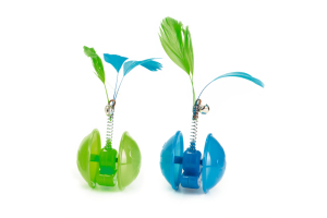 Beeztees Kedi Oyuncağı, Hareketli Tüylü Top, 5cm