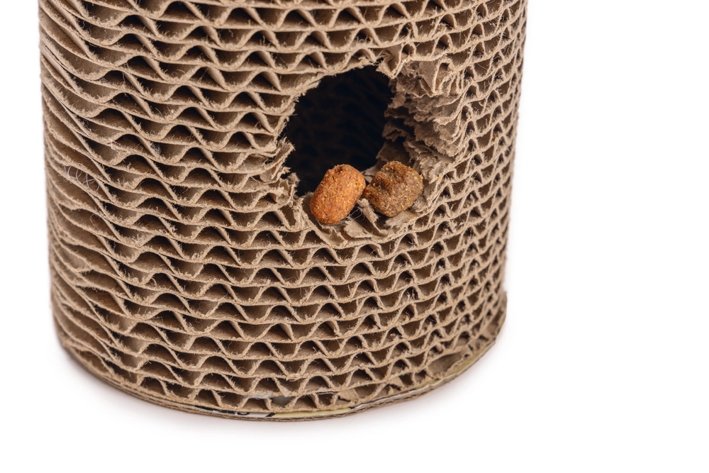 Beeztees Kedi Oyuncağı, Karton Silindir ve Püskül, 23x10x10cm - 4