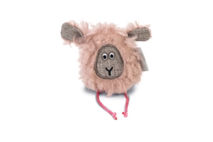 Beeztees Kedi Oyuncağı, Koyun, Peluş, Pembe, 12x12x3cm - 1