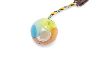 Beeztees Kedi Oyuncağı, Kuyruklu Top, 2 Adet,  Çeşitli Renklerde, 18x4,5x4,5cm - 3