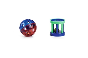 Beeztees Kedi Oyuncağı, Sesli Top, 2 Adet, 4cm