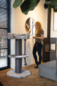 Beeztees Kedi Tırmalama, Gri, 70x70x120cm - 3