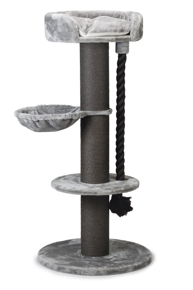 Beeztees Kedi Tırmalama, Gri, 80x80x170cm - 1