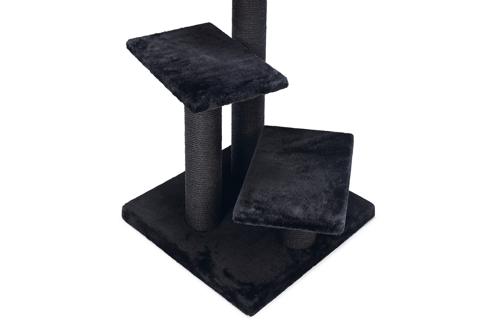 Beeztees Kedi Tırmalama, Siyah, 50x50x92cm - 3