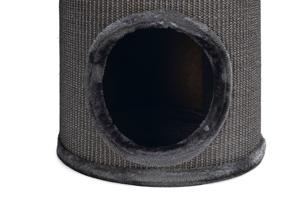 Beeztees Kedi Tırmalama ve Oyun Evi, Gri, 37x70cm - 3