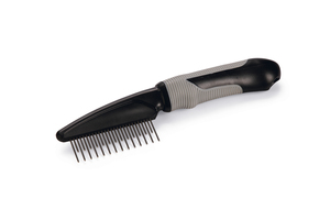 Beeztees Kısa ve Uzun Tüylü Kedi Tarağı, Siyah Gri, 21cm - 3