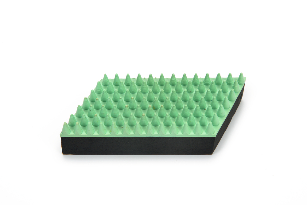 Beeztees Kısa ve Uzun Tüylü Köpek Masaj Fırçası, Kauçuk, Mint Yeşil, S, 13cm, 13x5x3cm - 1