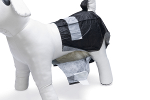 Beeztees Köpek Alt Bezi, Mükemmel Uyum, Kullan-At, Siyah, 10 Adet, L - 4