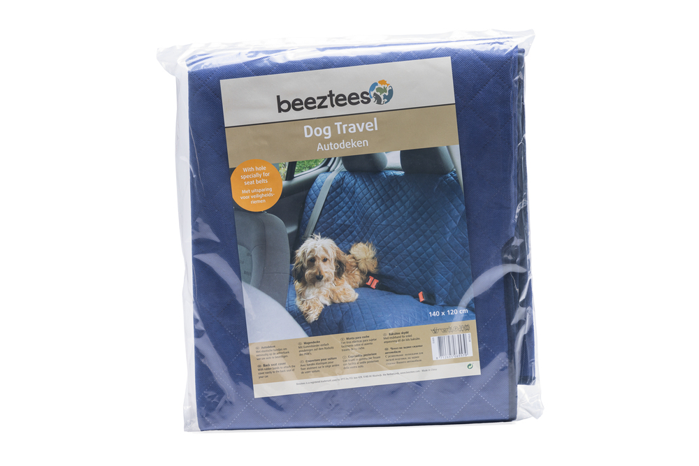 Beeztees Köpek Arka Koltuk Örtüsü, Yıkanabilir, Mavi, 140x120cm - 3