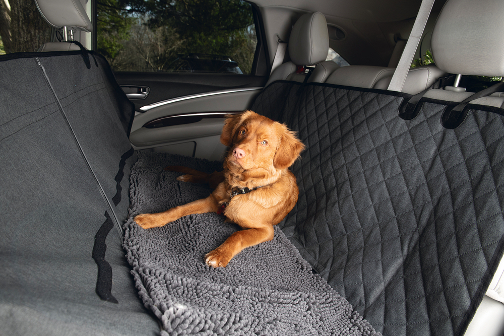 Beeztees Köpek Arka Koltuk Yatağı ve Örtüsü, Yıkanabilir, Gri, 136x148cm - 2