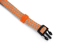 Beeztees Köpek Boyun Tasması, Açık Gri Turuncu, 26-40cm - 2