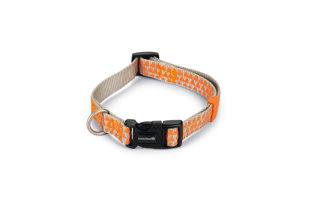 Beeztees Köpek Boyun Tasması, Açık Gri Turuncu, 35-50cm - 3