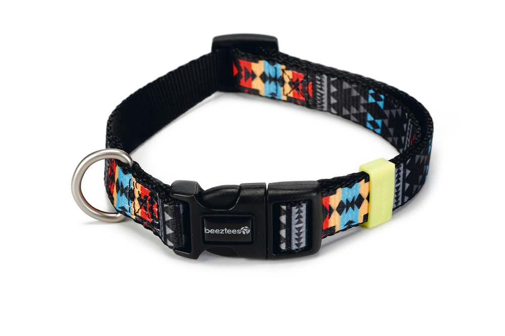 Beeztees Köpek Boyun Tasması, Renkli Desenli, 35-50cm, 20mm - 1