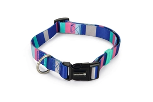 Beeztees Köpek Boyun Tasması, Renkli Kalın Çizgiler, 48-70cm, 25mm - 3