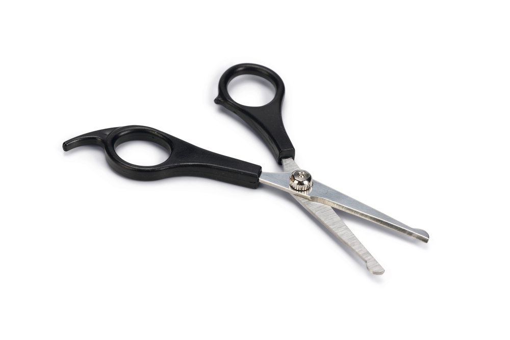 Beeztees Köpek Burun ve Kulak Tüy Düzletme ve Bakım Makası, Siyah, 15cm, 15x6x0,5cm - 3