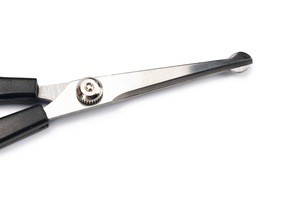 Beeztees Köpek Burun ve Kulak Tüy Düzletme ve Bakım Makası, Siyah, 15cm, 15x6x0,5cm - 4