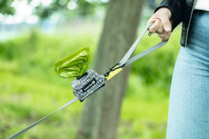 Beeztees Köpek Dışkı Toplama Poşeti Taşıma Çantası, Gri, 7,5x3,5x4cm - 2