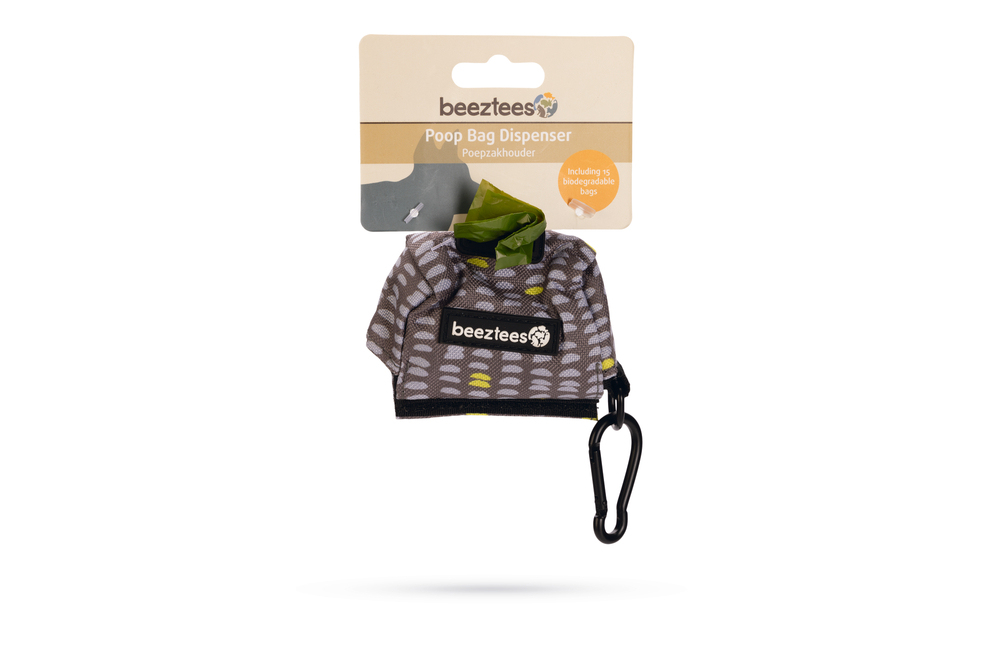 Beeztees Köpek Dışkı Toplama Poşeti Taşıma Çantası, Gri, 7,5x3,5x4cm - 3