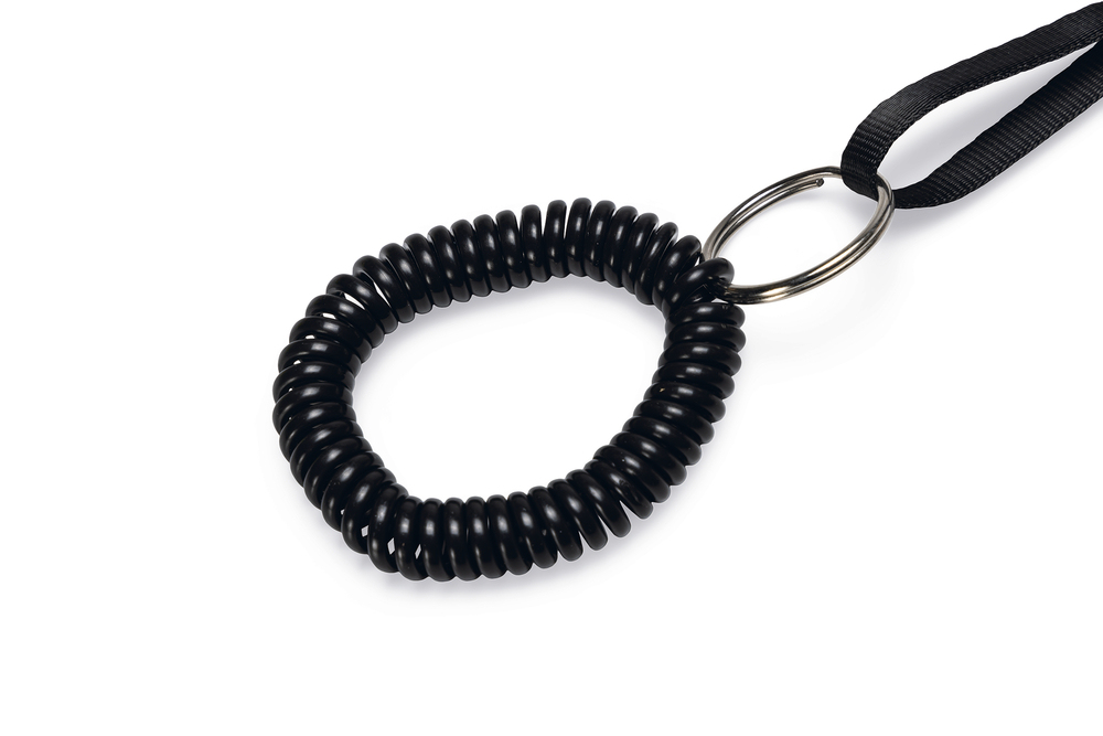 Beeztees Köpek Eğitim Düdüğü ve Klikırı, Karabina ve Bağlama Kordonlu, Mavi, 7x3x2cm - 5