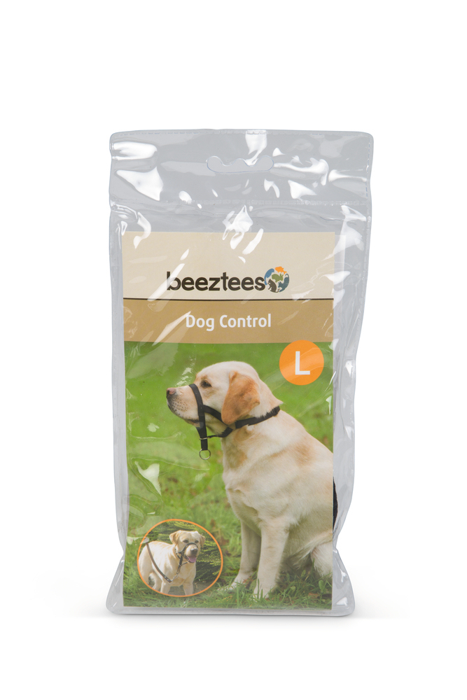 Beeztees Köpek Eğitim Tasması, Baş Kontrollu, Siyah, L - 2