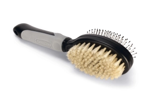 Beeztees Köpek Fırçası ve Tarağı, Çift Taraflı, L, Siyah Gri, 22,5cm, 22,5x6,5x7,5cm