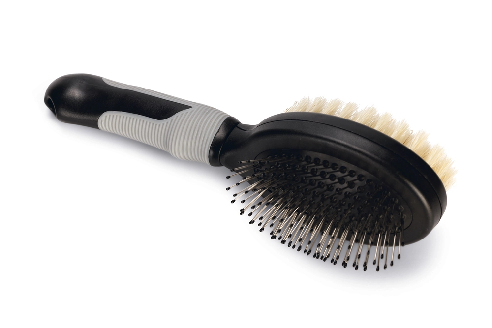 Beeztees Köpek Fırçası ve Tarağı, Çift Taraflı, L, Siyah Gri, 22,5cm, 22,5x6,5x7,5cm - 2