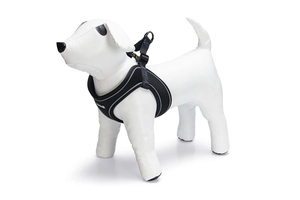 Beeztees Köpek Göğüs Tasması, Neopren, Siyah, XS, 30-35cm - 1