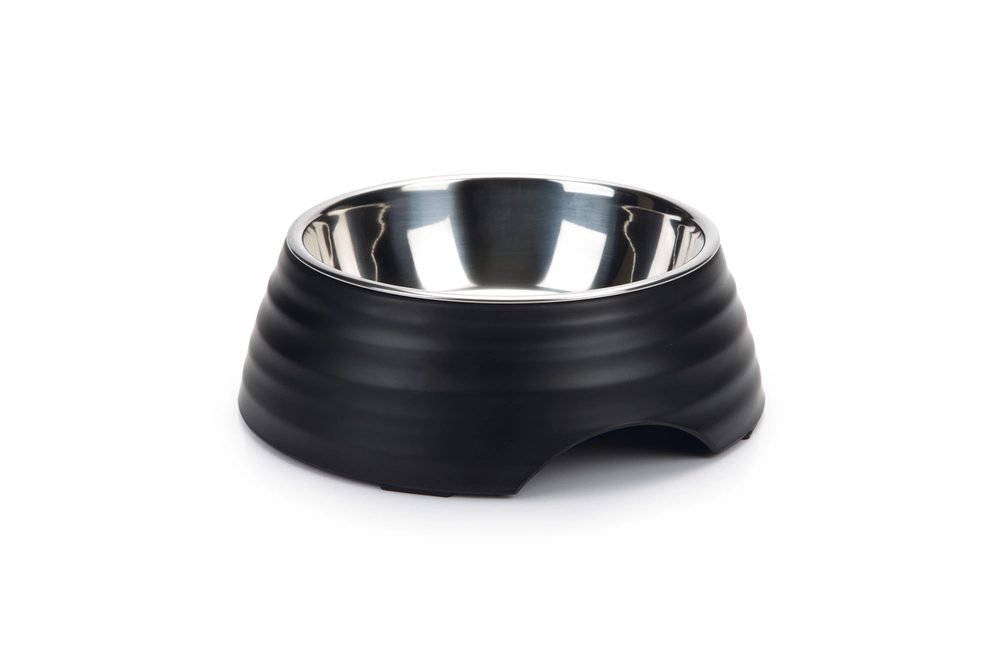 Beeztees Köpek Mama Su Kabı, Paslanmaz Çelik, 17,5cm - 1