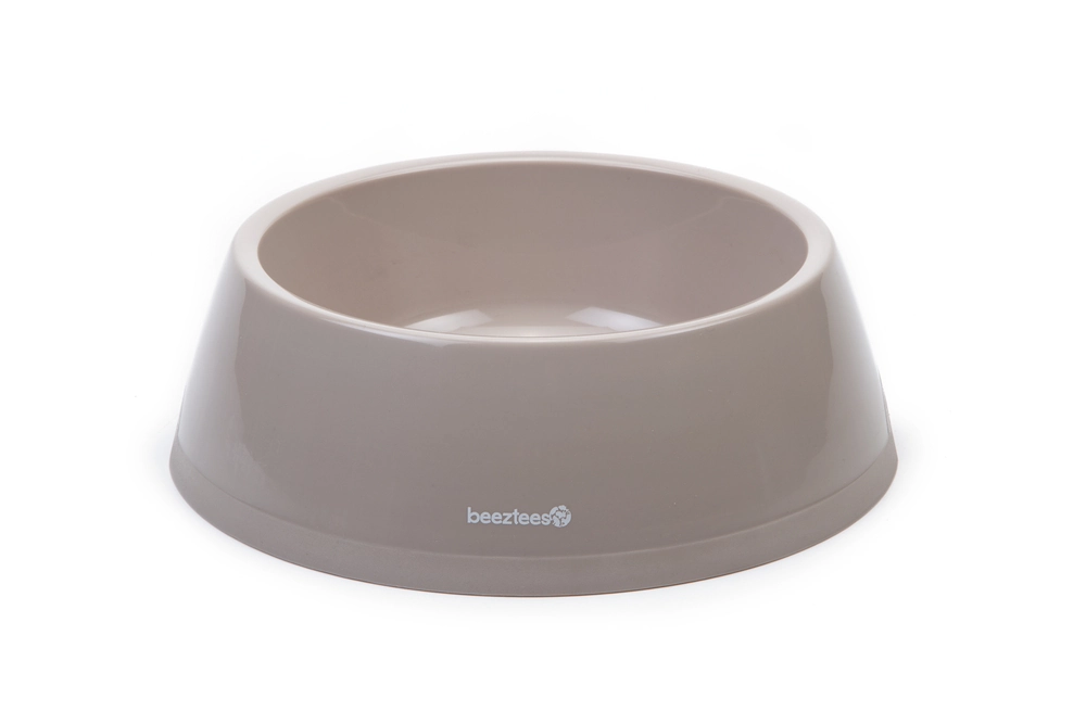 Beeztees Köpek Mama Su Kabı, Plastik, Bej, 2,25L - 1
