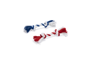 Beeztees Köpek Oyuncağı, Çift Düğümlü Diş İpi, Pamuk İplerden, 18x2,5x2,5cm, 50gr