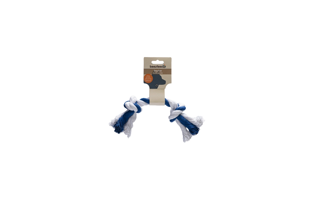 Beeztees Köpek Oyuncağı, Çift Düğümlü Diş İpi, Pamuk İplerden, 18x4x4cm, 125gr - 2