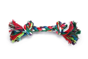 Beeztees Köpek Oyuncağı, Çift Düğümlü Diş İpi, Pamuk İplerden, 20x4x4cm, 50gr