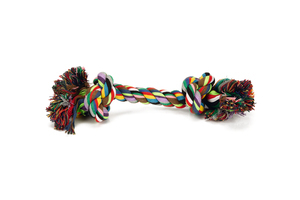 Beeztees Köpek Oyuncağı, Çift Düğümlü Diş İpi, Pamuk İplerden, 38x8x8cm, 300gr