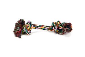 Beeztees Köpek Oyuncağı, Çift Düğümlü Diş İpi, Pamuk İplerden, 38x8x8cm, 300gr - 3