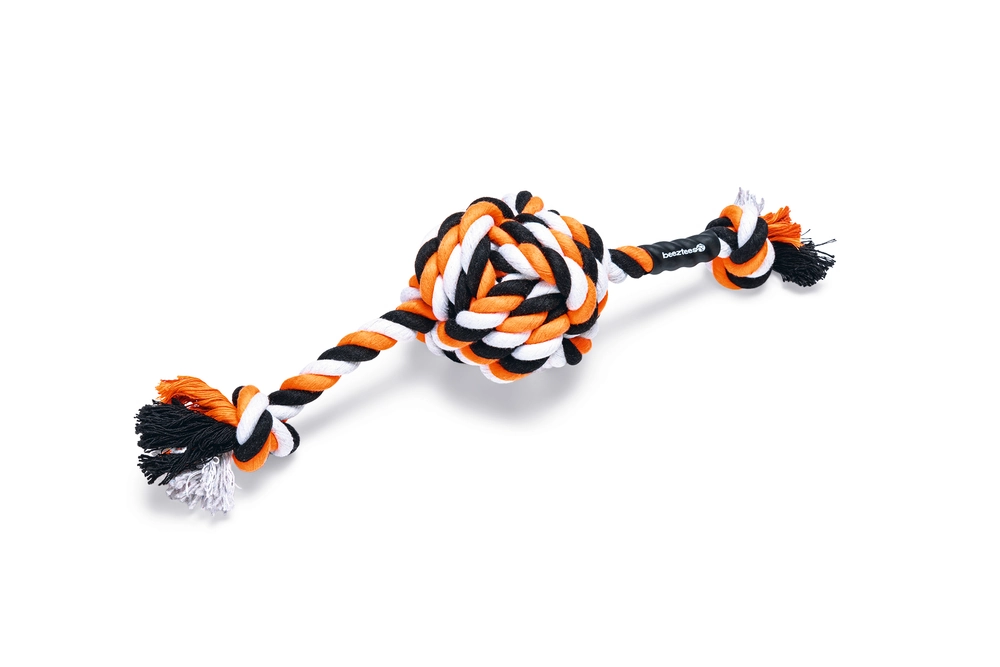 Beeztees Köpek Oyuncağı, Diş İpinden Top ve İpi, 34x10x9cm, 255gr - 3