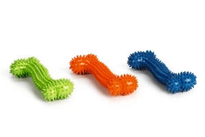 Beeztees Köpek Oyuncağı, Diş Temizleme ve Masaj, Kauçuk, Çeşitli Renklerde, 17x7x3,5cm